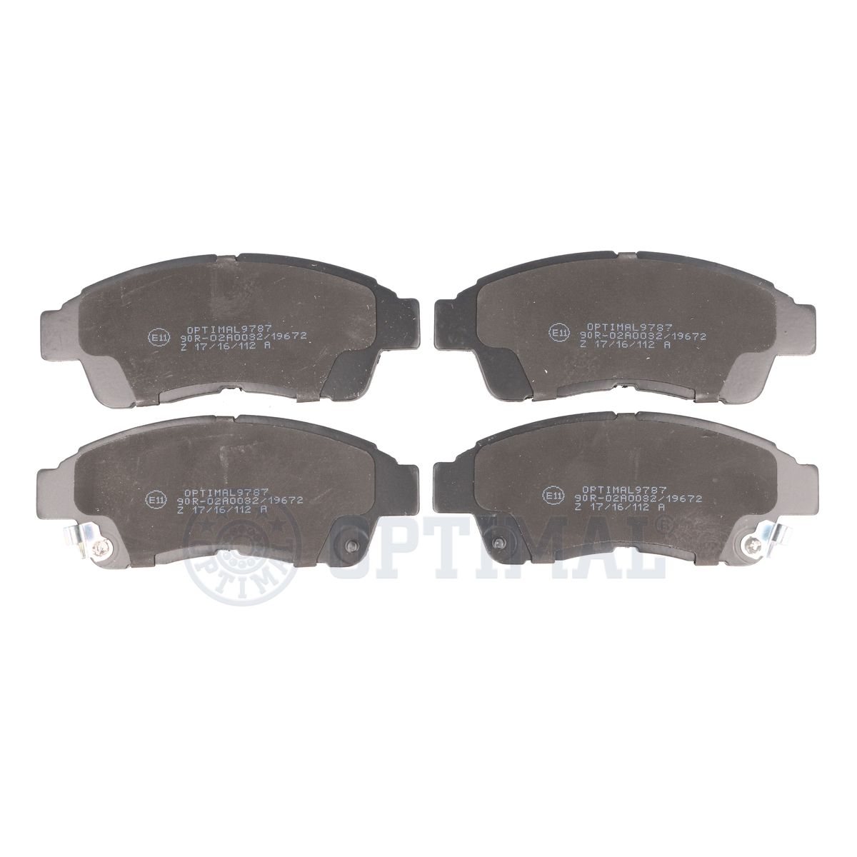 Колодки тормозные дисковые комплект toyota camry (v1) camry (v2) camry station wagon (v1) OPTIMAL BP09787