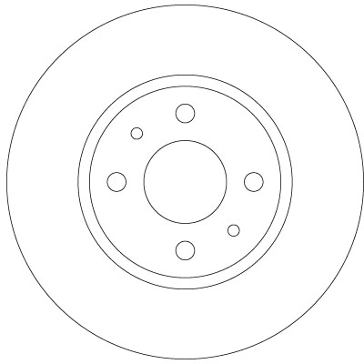 Диск тормозной TRW DF6231