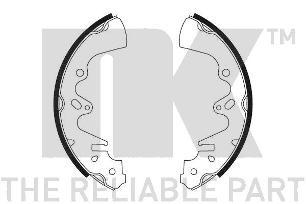 Комплект тормозных колодок NK 2732397