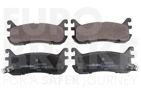 Тормозные колодки дисковые задние EUROBRAKE 5502223235