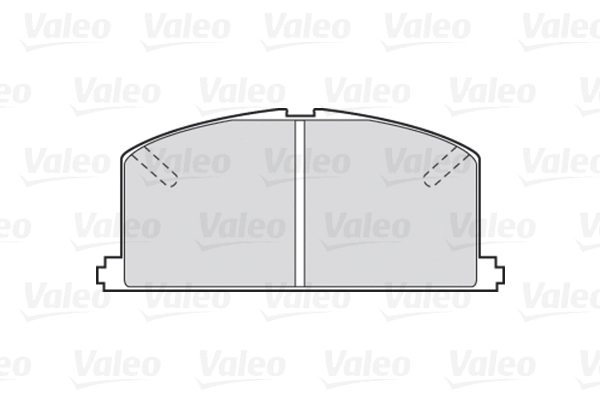 Колодки торм пер VALEO 301266