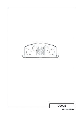 Колодки тормозные дисковые MK KASHIYAMA D2023