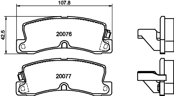 Колодки тормозные HELLA/BEHR/PAGID 8DB355026741