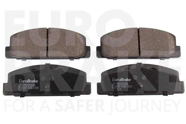 Тормозные колодки дисковые задние EUROBRAKE 5502223240