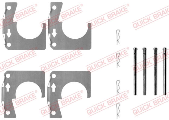 Комплект монтажный тормозных колодок QUICK BRAKE 109-0914