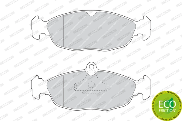 Колодки тормозные FERODO FDB4749