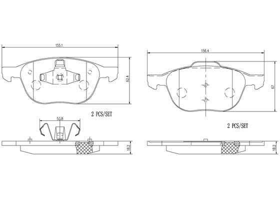  BREMBO P24061N