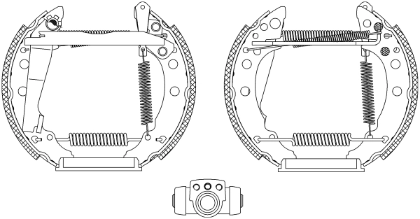 Колодки тормозные барабанные HELLA/BEHR/PAGID 8DB355003721