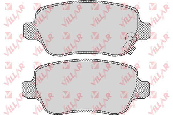 Колодки тормозные дисковые VILLAR 626.0811
