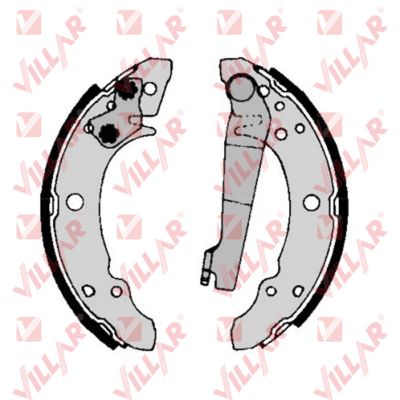 Колодки тормозные барабанные VILLAR 629.0502