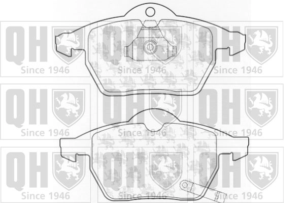 Колодки тормозные QUINTON HAZELL BP1023