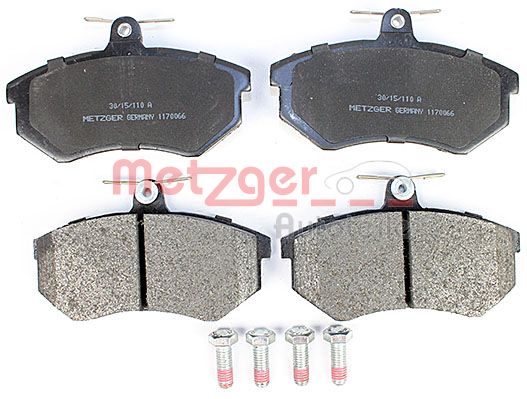 Колодки тормозные дисковые METZGER 1170066