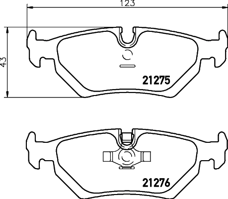 Колодки тормозные дисковые HELLA/BEHR/PAGID 8DB355007-801