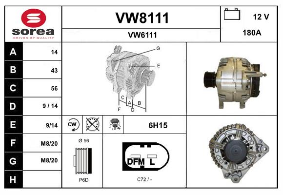 Генератор SNRA VW8111