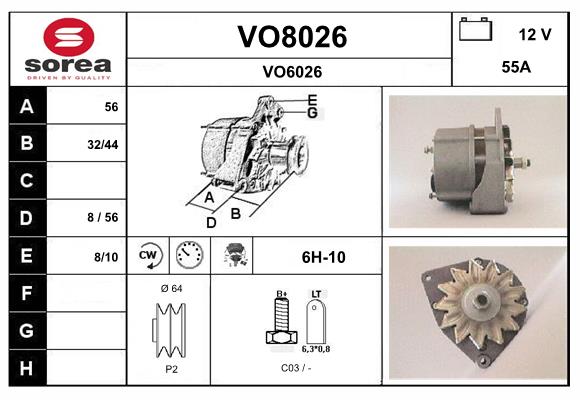 Генератор SNRA VO8026
