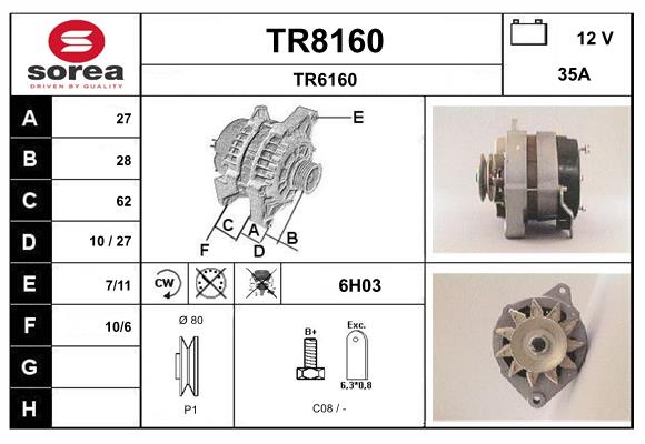 Генератор SNRA TR8160