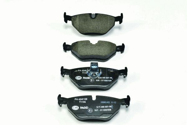 Колодки тормозные дисковые HELLA/BEHR/PAGID 8DB355007981