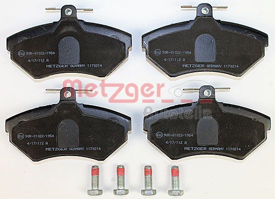 Колодки тормозные дисковые METZGER 1170214