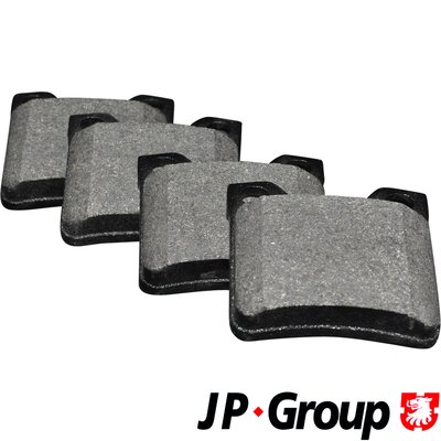 Комплект тормозных колодок дисковый тормоз jp group