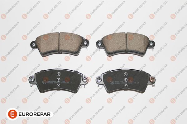 Колодки тормозные дисковые EUROREPAR 1617256080