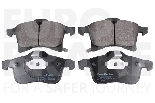 Тормозные колодки дисковые передние EUROBRAKE 5502223633