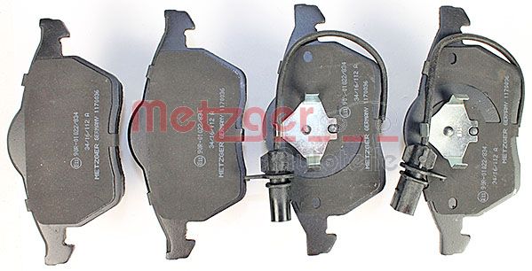 Колодки тормозные дисковые METZGER 1170036