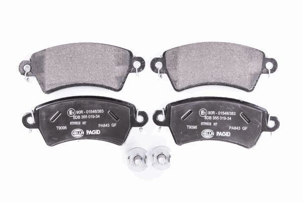Колодки тормозные дисковые HELLA/BEHR/PAGID 8DB355019341
