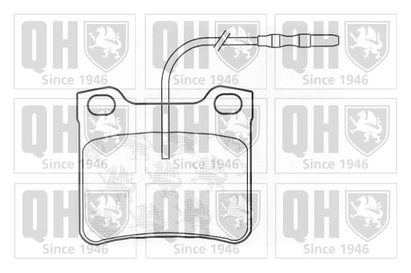Колодки тормозные дисковые QUINTON HAZELL BP581