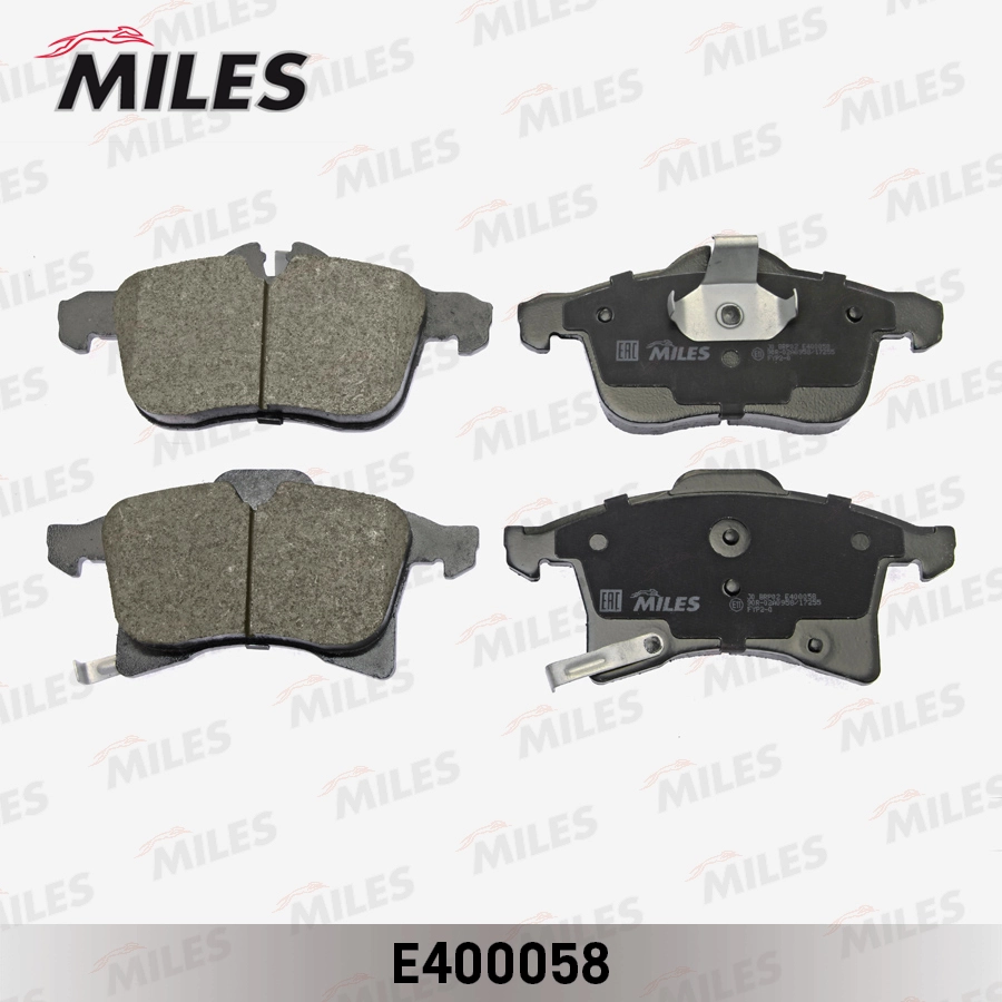 Колодки тормозные дисковые MILES E400058