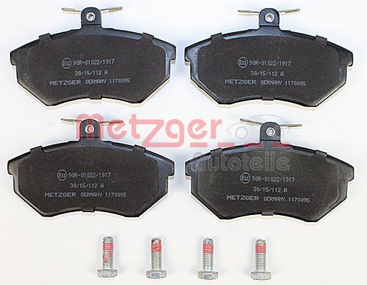 Колодки тормозные дисковые METZGER 1170095