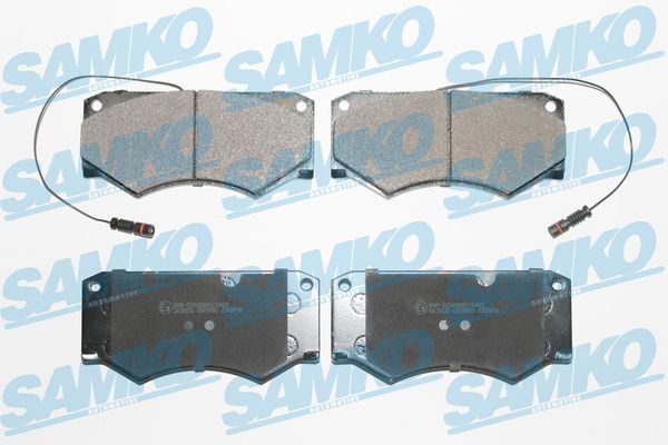 Колодки тормозные дисковые SAMKO 5SP660