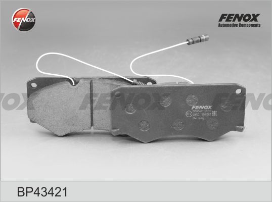 Колодки тормозные дисковые FENOX BP43421