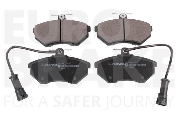 Тормозные колодки дисковые передние EUROBRAKE 5502224717
