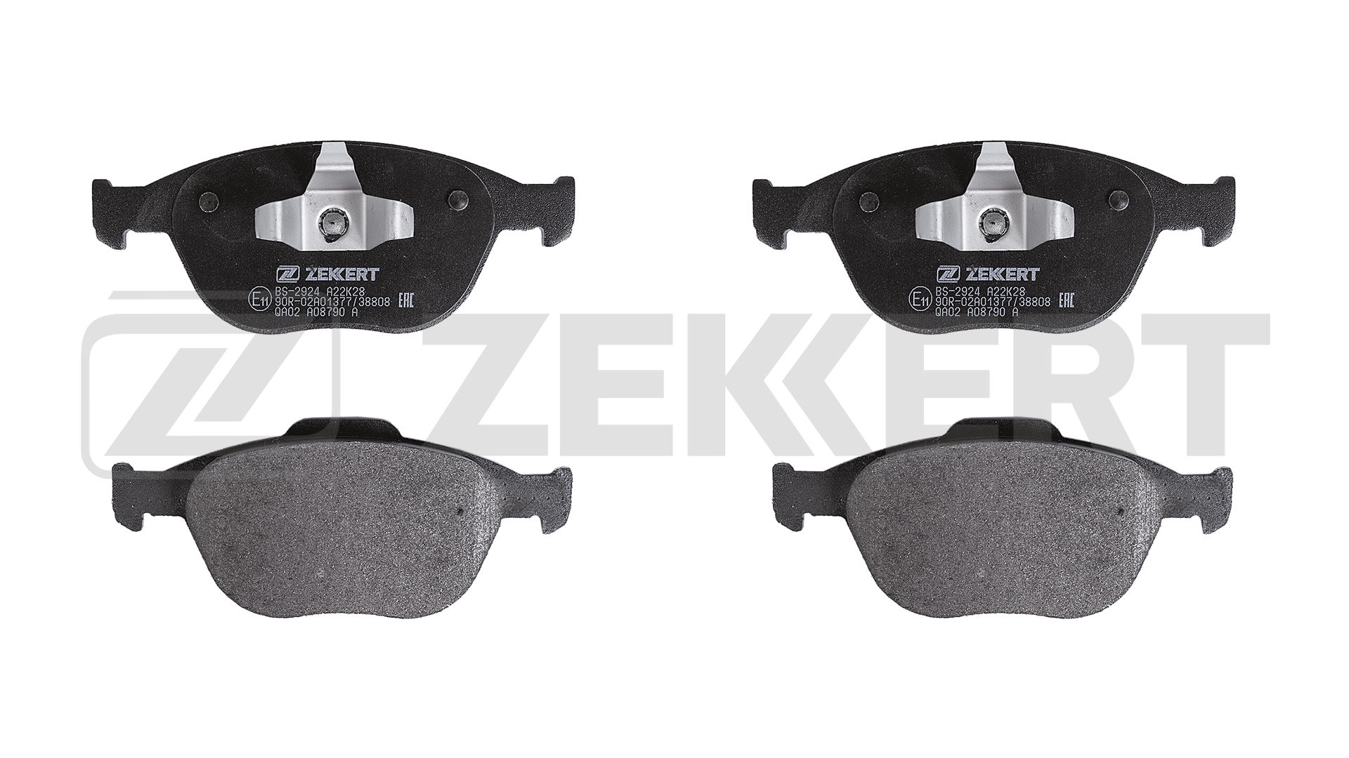 Колодки торм. диск. перед ford focus 02- tourneo 02- transit 02- ZEKKERT BS2924