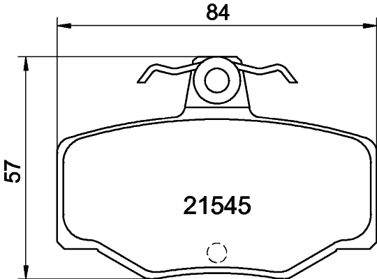 Колодки тормозные дисковые HELLA/BEHR/PAGID 8DB355030141