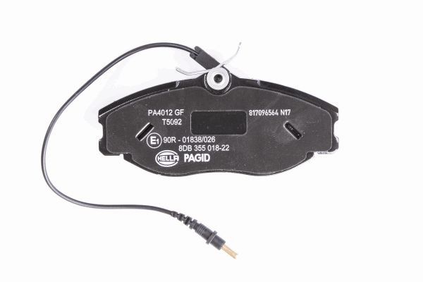 Колодки тормозные дисковые HELLA/BEHR/PAGID 8DB355018221