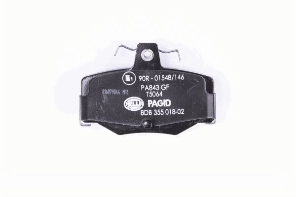 Колодки тормозные дисковые HELLA/BEHR/PAGID 8DB355018021