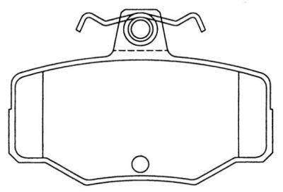 Колодки тормозные дисковые AISIN ASN2008