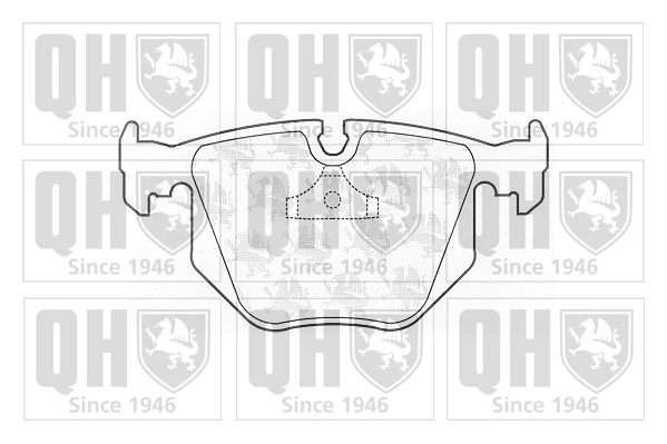 Колодки тормозные QUINTON HAZELL BP827