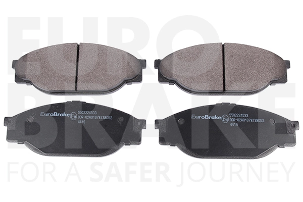 Тормозные колодки дисковые передние EUROBRAKE 5502224533