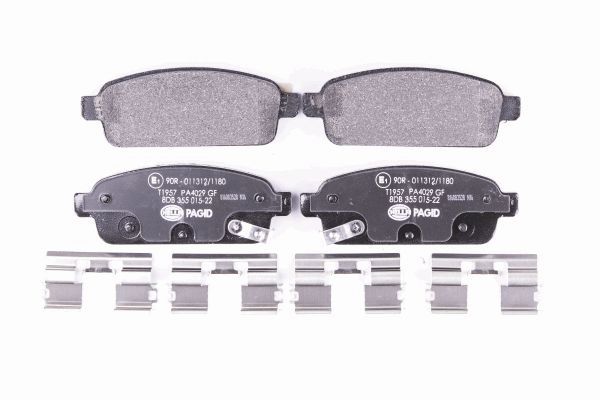 Колодки тормозные дисковые HELLA/BEHR/PAGID 8DB355015-221