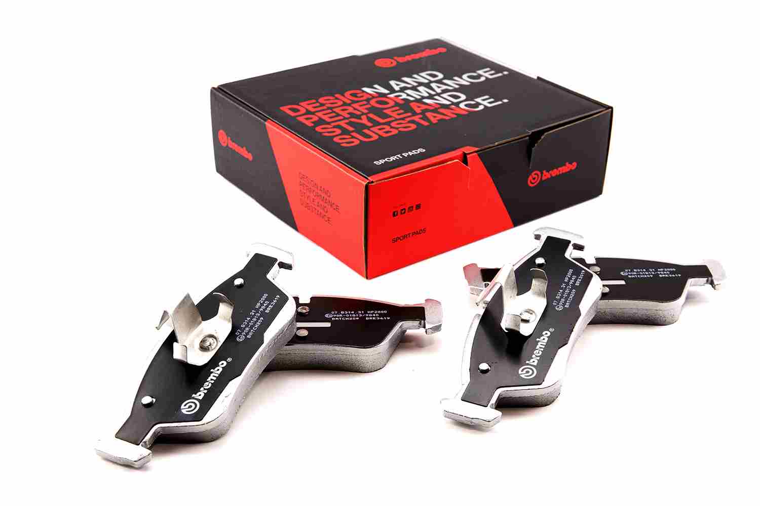 Комплект тормозных колодок дисковый тормоз BREMBO 07B.314.31