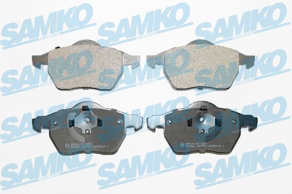 Комплект тормозных колодок дисковый тормоз SAMKO 5SP772