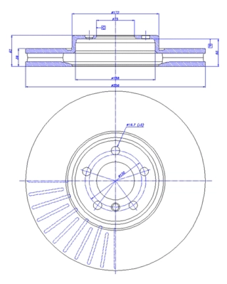 Диск тормозной CAR 142.075