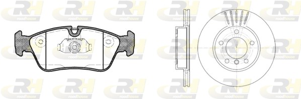Комплект тормозов дисковый тормозной механизм ROADHOUSE 8384.02