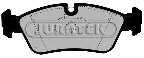 Колодки тормозные дисковые JURATEK JCP1300
