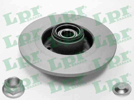 Тормозной диск lpr hub brake disc line - full coated