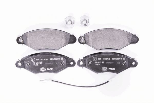 Колодки тормозные дисковые HELLA/BEHR/PAGID 8DB355019-301