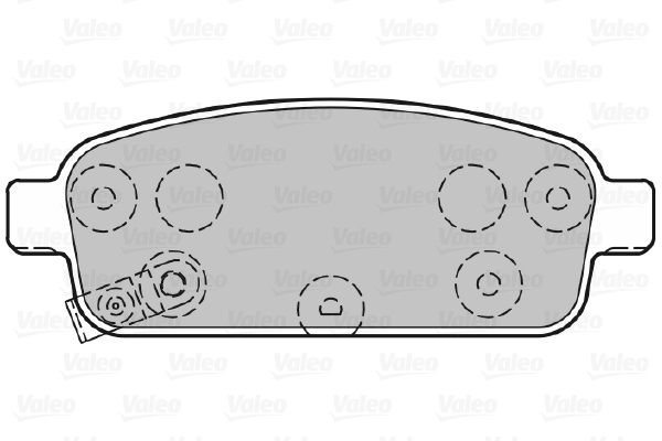 Колодки тормозные дисковые VALEO 601055