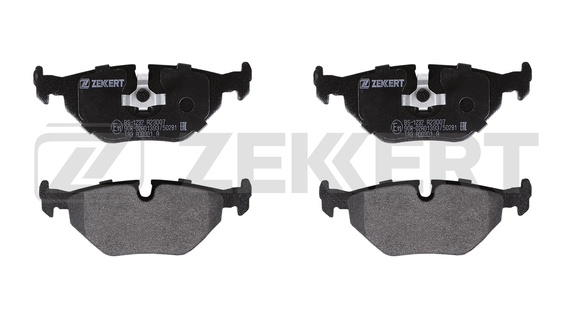 Колодки тормозные ZEKKERT BS1232